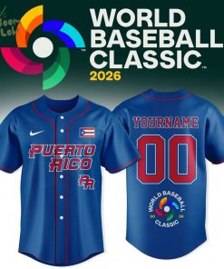 Puerto Rico Baseball 2026 World Baseball Jersey