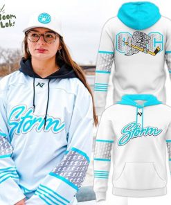 Quad City Storm Winter Classic Whiteout Hoodie
