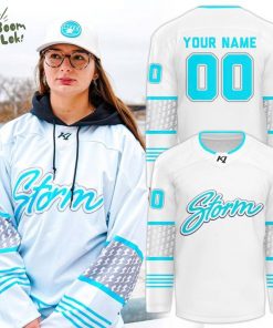 Quad City Storm Winter Classic Whiteout Jersey