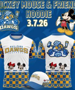 Roanoke Rail Yard Dawgs 2025 Mickey Mouse & Friends New T-shirt