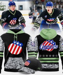 Rochester Jr. Americans 2025 Military Appreciation Hoodie