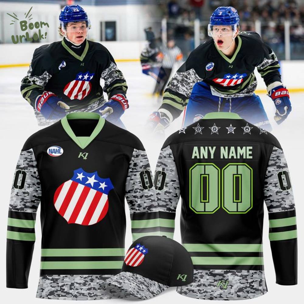 Rochester Jr. Americans 2025 Military Appreciation Jerseys Rochester Jr. Americans 2025 Military Appreciation Jerseys