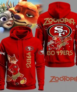 San Francisco 49ers Football Zootopia Hoodie 2025 Limited Edition-3D Unisex Hoodie