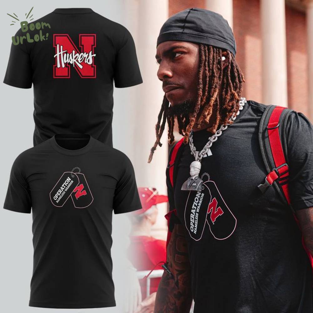 Special Nebraska Cornhuskers"OPERATION NAMELESS WARRIOR" T-Shirt Special Nebraska Cornhuskers"OPERATION NAMELESS WARRIOR" T-Shirt