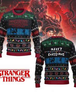 Stranger Things Ugly Christmas Sweater Gift For Fans