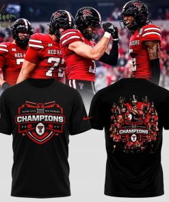 TEXAS TECH RED RAIDERS ARE BIG 12 CHAMPIONS! 2025🏆 Black Tshirt