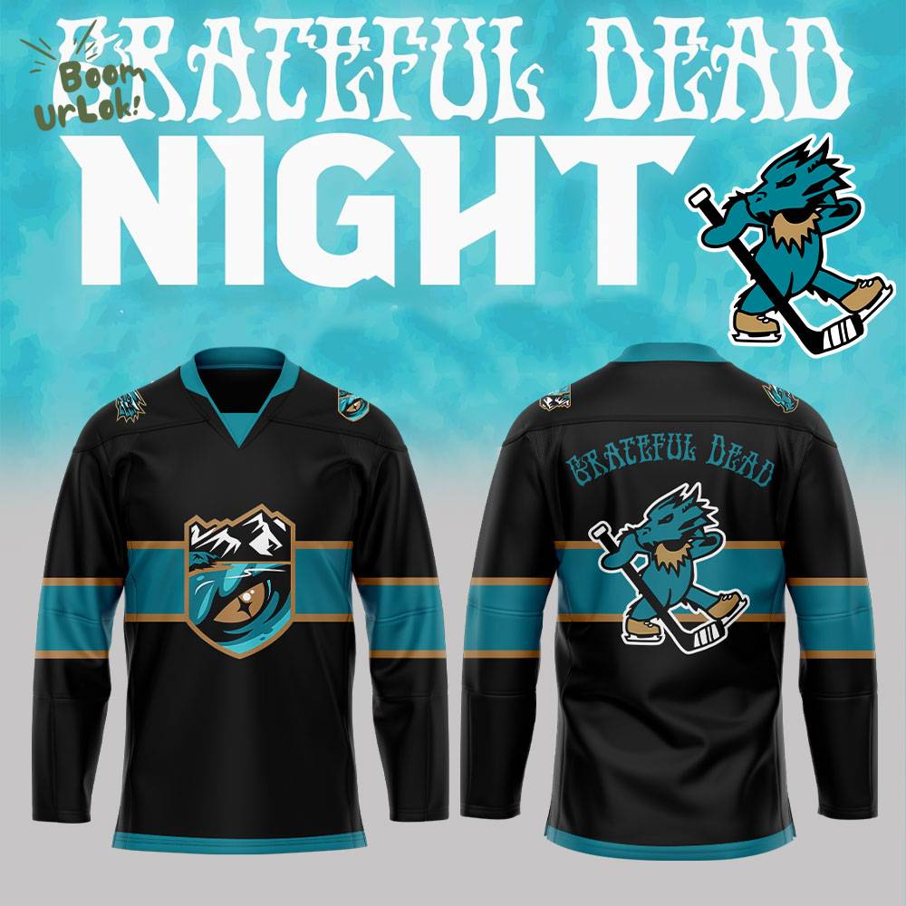 Tahoe Knight Monsters Grateful Dead Nights 2025 Combo Hockey Jersey Tahoe Knight Monsters Grateful Dead Nights 2025 Combo Hockey Jersey