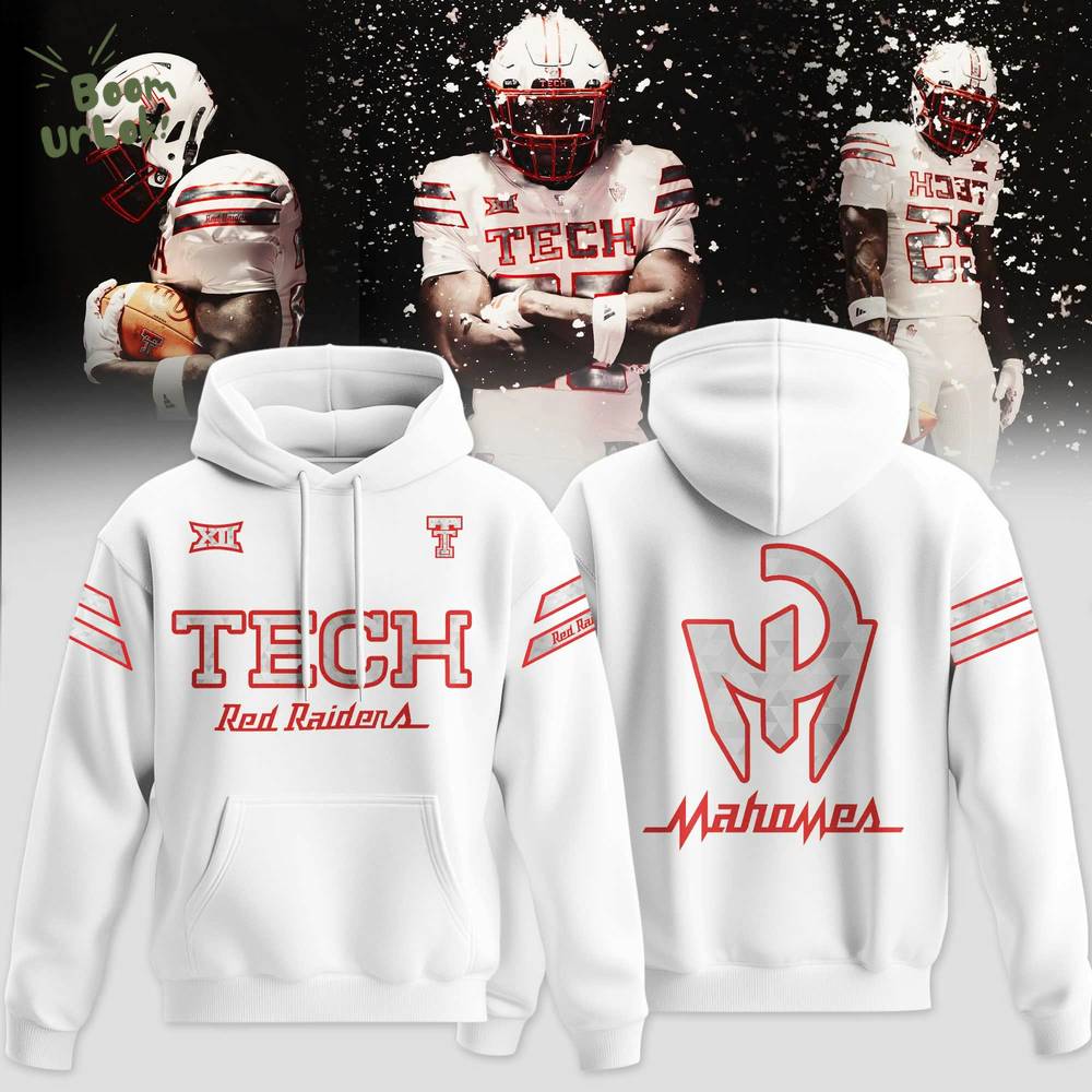 Texas Tech 2025 Mahomes “Galvanized Iced” Limited Hoodie Texas Tech 2025 Mahomes “Galvanized Iced” Limited Hoodie