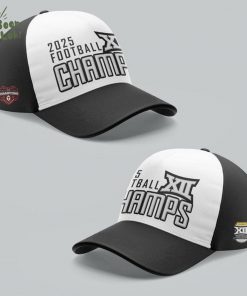 Texas Tech Football Big 12 Football Champions Hoodie 2025 – White