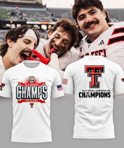 Texas Tech W Tshirt- We are champions 2025