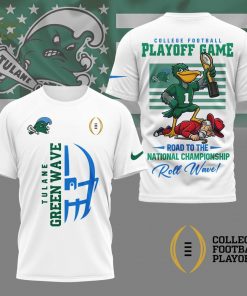 Tulane Green Wave | Premium NCAA College Football Playoff Game 3D Shirt