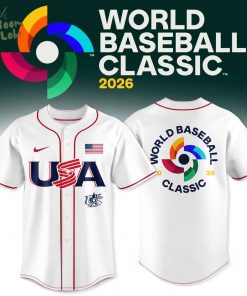 USA Baseball 2026 World Baseball Classic Uniform -White