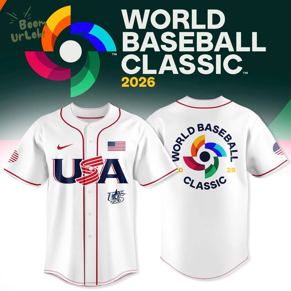 USA Baseball 2026 World Baseball Classic Uniform -White USA Baseball 2026 World Baseball Classic Uniform -White