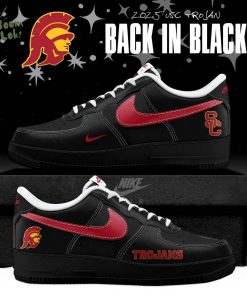 USC Trojans Back In Black 2025 Special Edition AF1 Sneakers