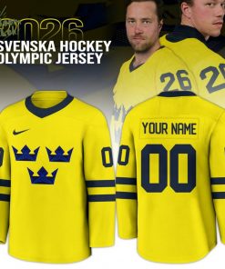Unisex Sweden Olympic 2026 National Ice Hockey Team Jersey