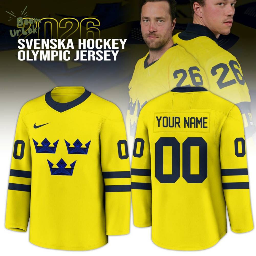 Unisex Sweden Olympic 2026 National Ice Hockey Team Jersey Unisex Sweden Olympic 2026 National Ice Hockey Team Jersey