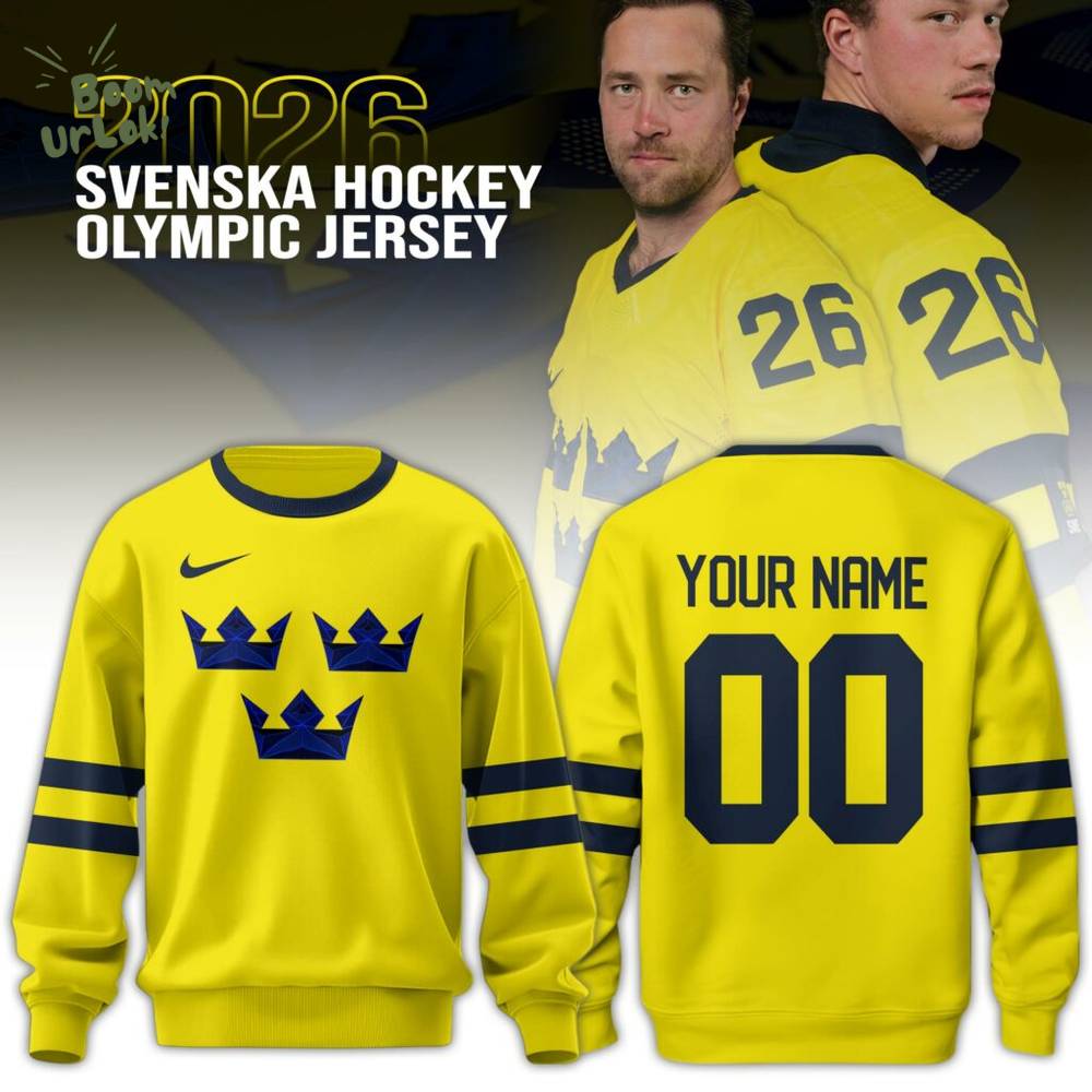 Unisex Sweden Olympic 2026 National Ice Hockey Team Sweatshirt Unisex Sweden Olympic 2026 National Ice Hockey Team Sweatshirt