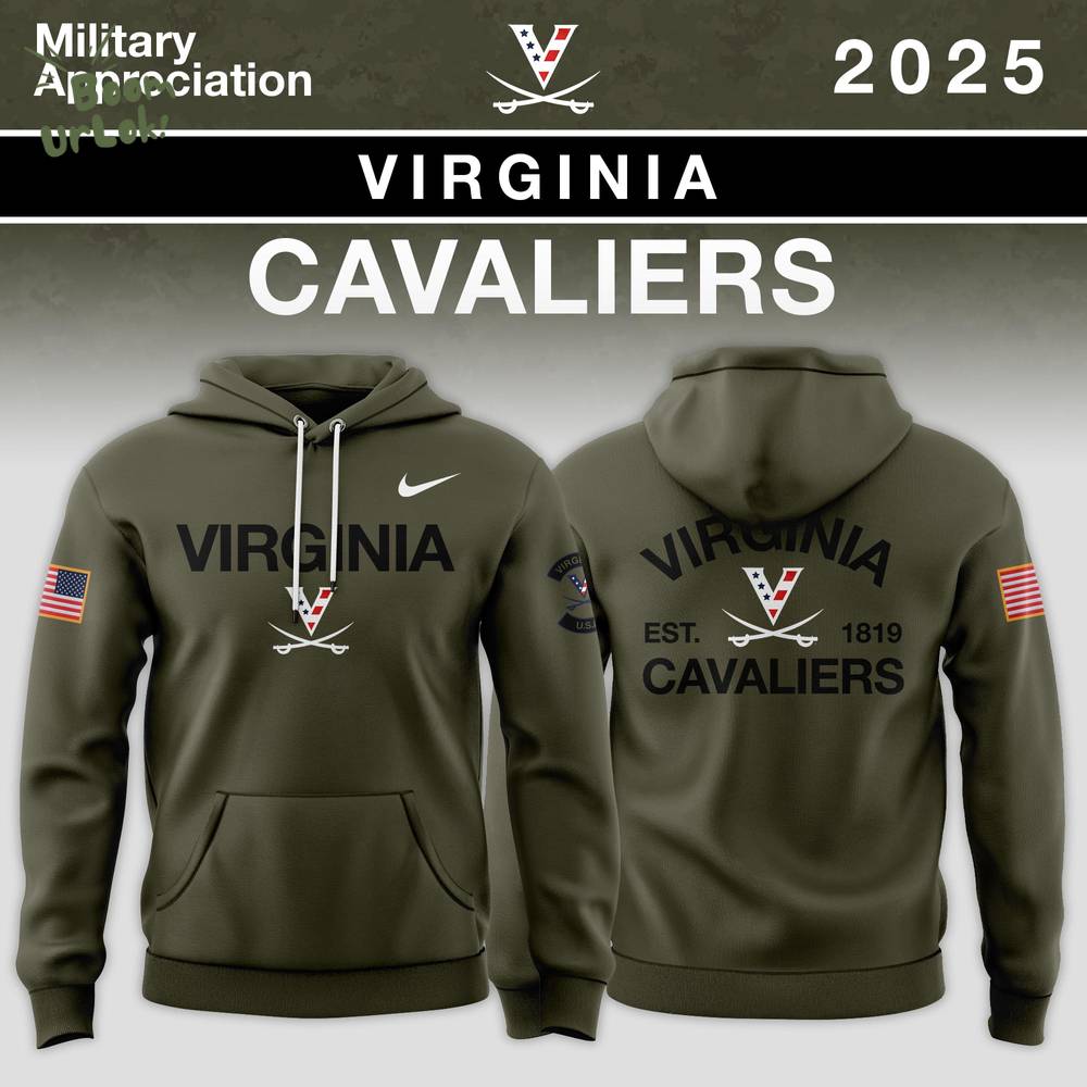 Virginia Cavaliers 2025 Military Appreciation Limited Edition Hoodie Virginia Cavaliers 2025 Military Appreciation Limited Edition Hoodie