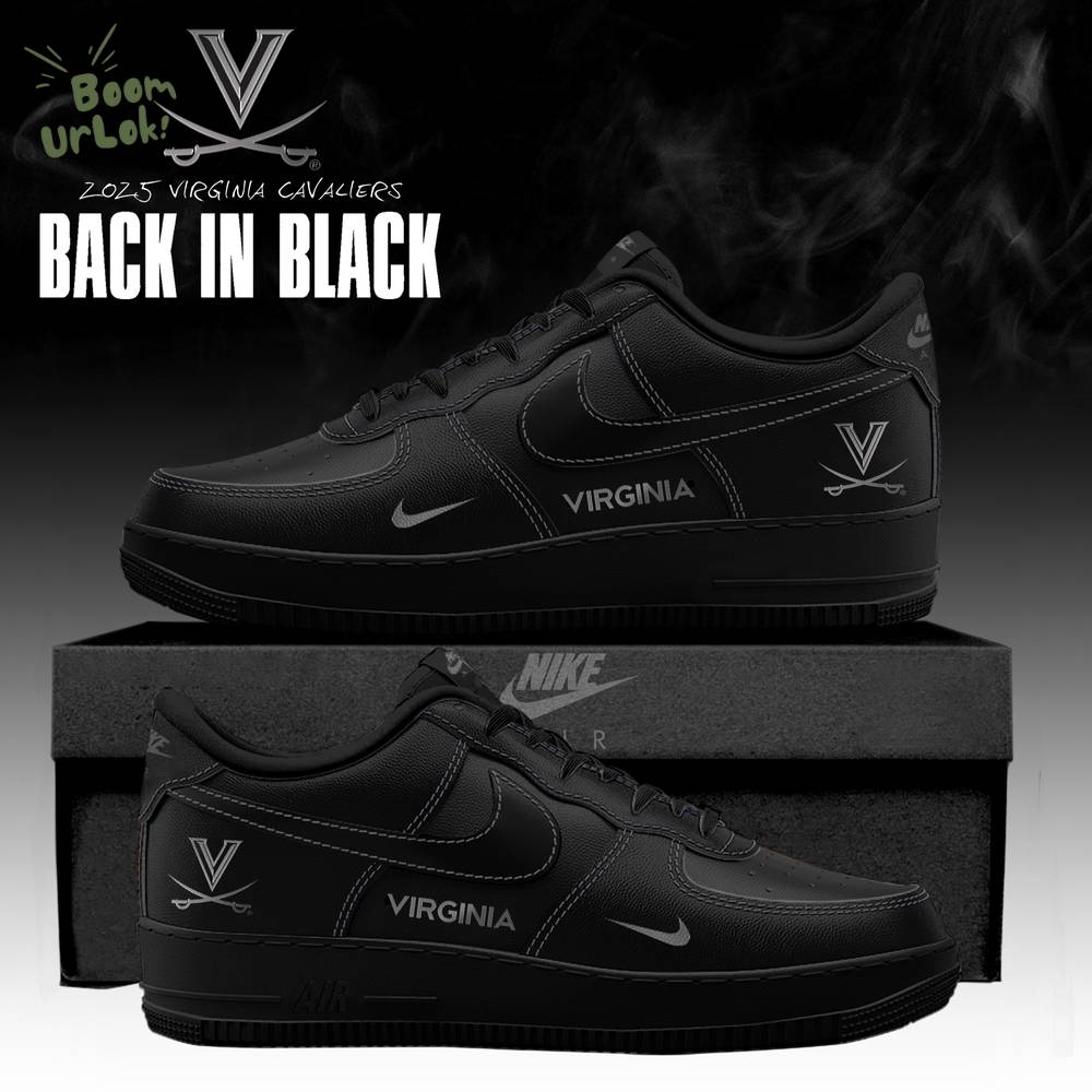 Virginia Cavaliers ‘Back in Black’ 2025 Special Edition AF1 Sneakers Virginia Cavaliers ‘Back in Black’ 2025 Special Edition AF1 Sneakers