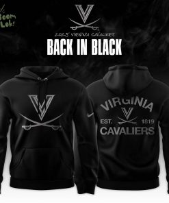 Virginia Cavaliers ‘Back in Black’ 2025 Special Edition Hoodie