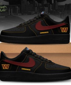 Washington Commanders Back In Black Special Edition AF1 Sneakers