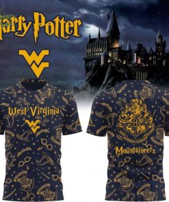West Virginia Mountaineers x Harry Potter Hogwarts T-Shirt