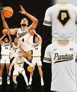 White Purdue Basketball Classic Wordmark T-Shirt – Special Edition