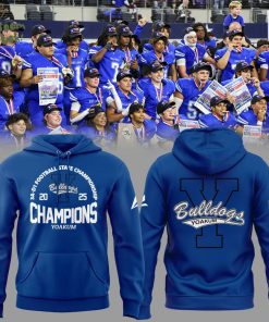 Yoakum Champions🏆3A-D1 𝐅𝐨𝐨𝐭𝐛𝐚𝐥𝐥 𝐂𝐡𝐚𝐦𝐩𝐢𝐨𝐧𝐬𝐡𝐢𝐩 2025. Combo Hoodie