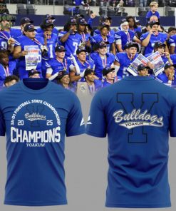 Yoakum Champions🏆3A-D1 𝐅𝐨𝐨𝐭𝐛𝐚𝐥𝐥 𝐂𝐡𝐚𝐦𝐩𝐢𝐨𝐧𝐬𝐡𝐢𝐩 2025 Combo T-shirt