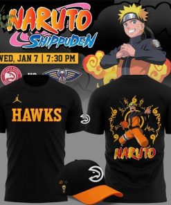 2026 Limited edition T-Shirt Atlanta Hawks x Naruto for fans