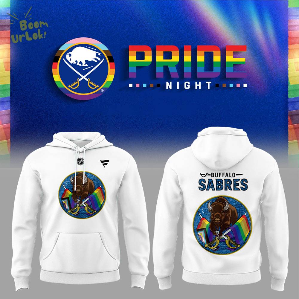 B Sabres 2025-26 Pride Night Combo Hoodie B Sabres 2025-26 Pride Night Combo Hoodie