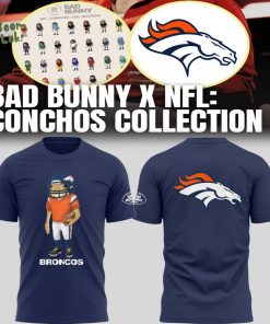 BRON 🏈 B.Bunny x Bron Concho Collection 🐰 Navy TShirt