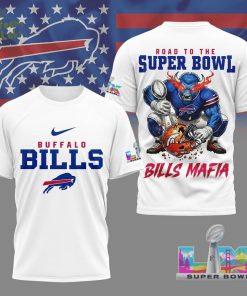 Buffalo Bills | Premium NFL Road To Super Bowl 3D Shirt