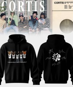 CORTIS ”COLOR OUTSIDE THE LINES” Limited Edition Signature Black Hoodie
