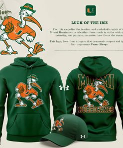 Canes Men’s Basketball “Luck of the Ibis” Limited Edition Hoodie – Green