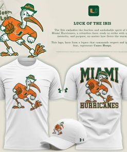 Canes Men’s Basketball “Luck of the Ibis” Limited Edition T-shirt – White