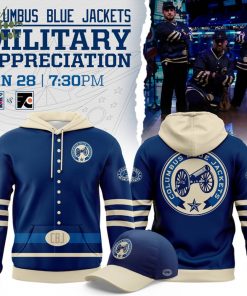 Columbus Blue Jackets 2026 Military Appreciation Night Hoodie