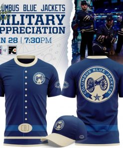 Columbus Blue Jackets 2026 Military Appreciation Night T-shirt