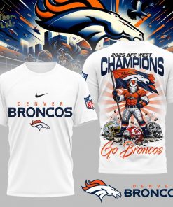 Denver Broncos | Premium NFL AFC West Champions Super Bowl 3D Shirt