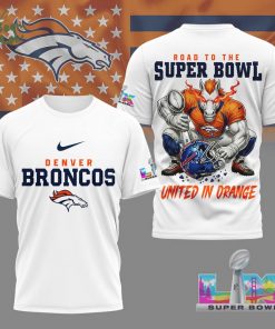Denver Broncos | Premium NFL Road To Super Bowl 3D Shirt