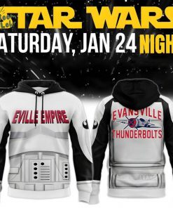 Evansville Thunderbolts 2026 Star Wars Night Hoodie