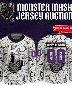 Greensboro Gargoyles BOO-tiful game-worn Monster Mash Jersey