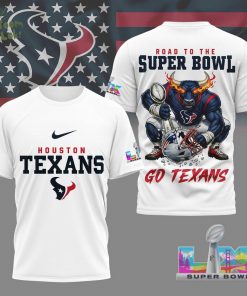 Houston Texans | Premium NFL Road To Super Bowl 3D Shirt