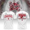 Indiana Champions 2026 3D Red Tshirt