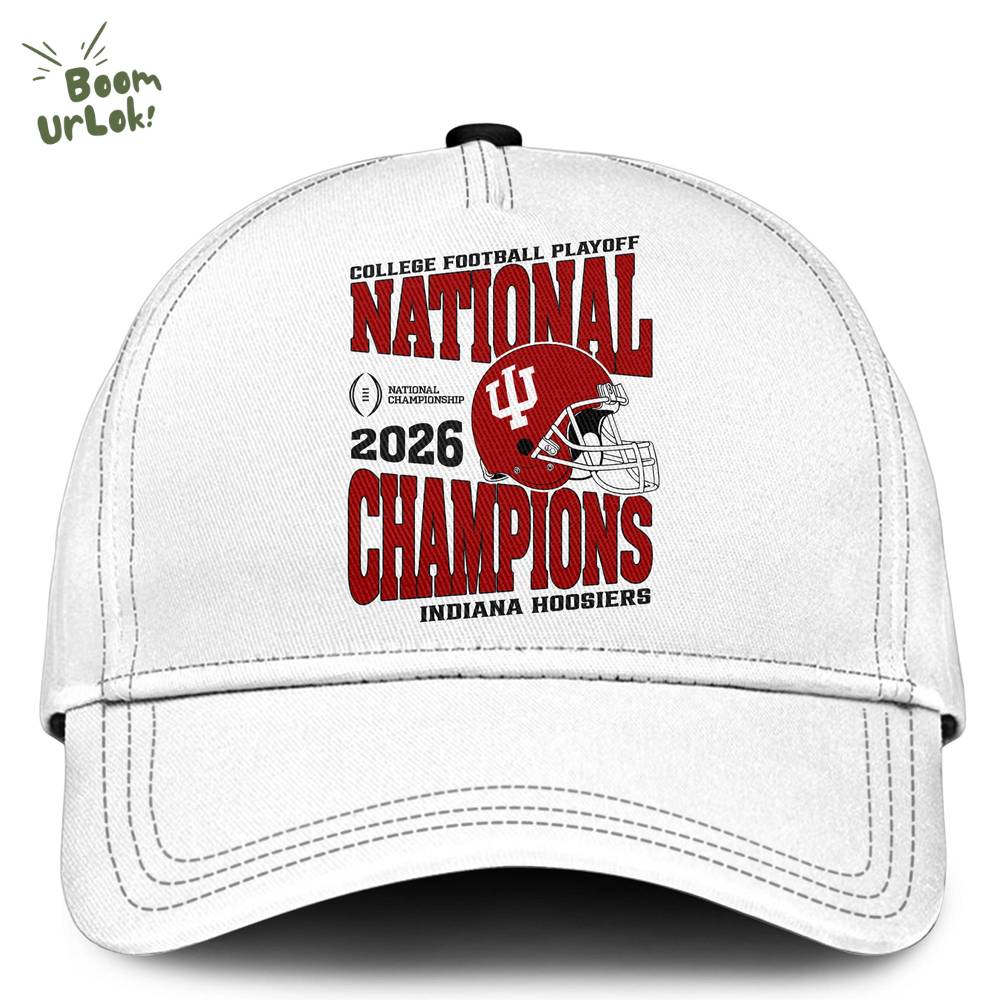 Indiana Hoosiers National Champions 2025/26 Sweatshirt White Limited Edition Indiana Hoosiers National Champions 2025/26 Sweatshirt White Limited Edition