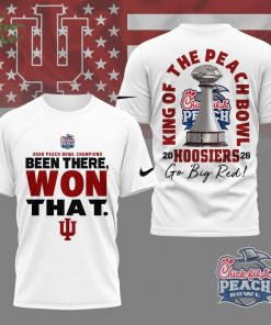 Indiana Hoosiers | Premium NCAA Peach Bowl Champions 3D Shirt