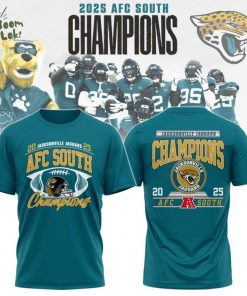 Jacksonville Jaguars 2025 AFC South Champions T-shirt