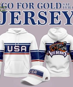 Knoxville Ice Bears Go for Gold Night Hoodie