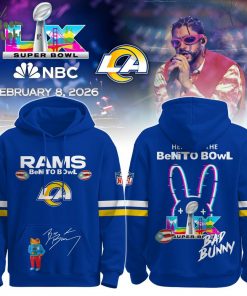 LA Rams x Bad Bunny | Super Bowl 2026 Hoodie Limited Edition