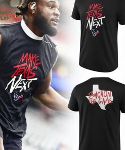 Limited Edition Houston Texans Sanction Girls Flag Football Tshirt